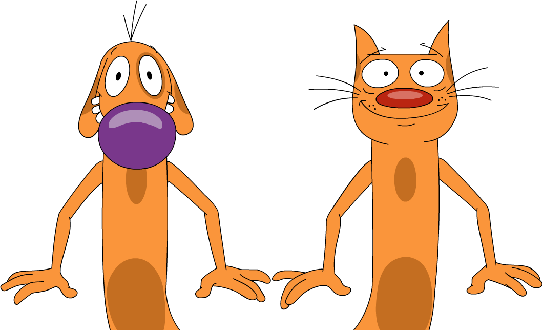 Cat and Dog holding their bag of $CATDOG